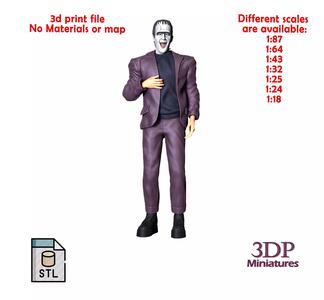 N1 MUNSTERS FRED GWYNNE HERMAN MUNSTER