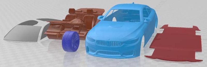 BMW M4 Coupe F82 2015 Printable Car