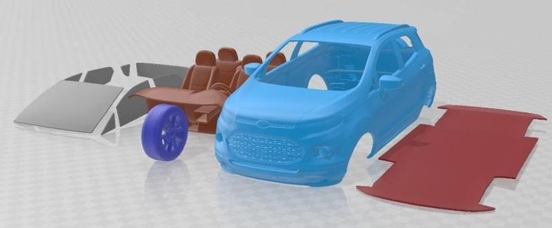 Ford EcoSport 2014 Printable Car