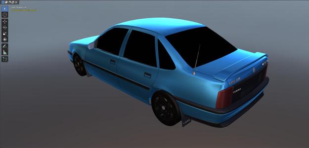 Model for 3D printing Opel Vectra A four door sedan scale 1/24