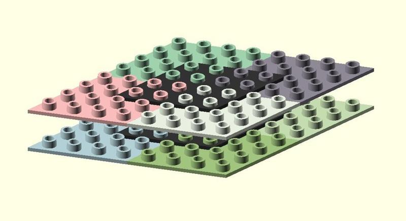 Customizable Gear Organizing Plate