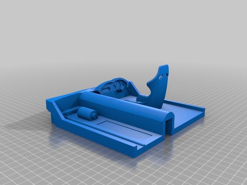 COCKPIT rc rally1/10 for tamiya XV 01