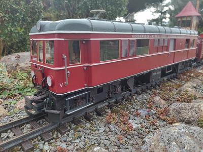 T3 railcar HSB track G LGB garden railroad 45 mm