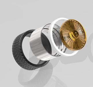 1/24 20" Wire wheel