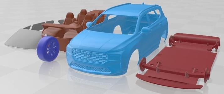 Hyundai Santa Fe Basic 2021 Printable Car