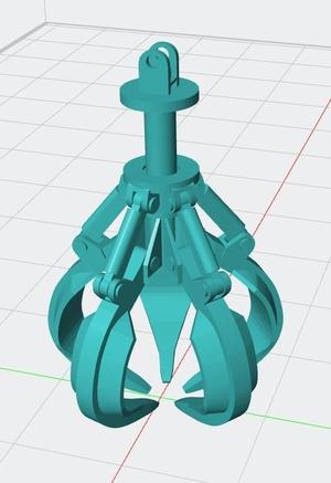 Scrap grapple 1:87 immovable 2 versions