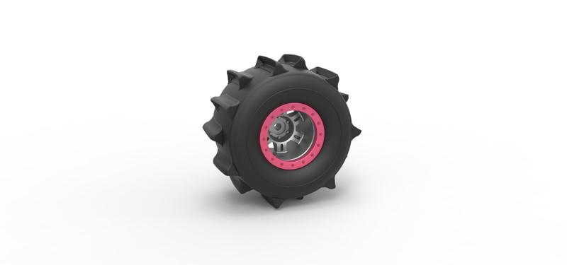 Diecast Wheel of Formula off road Version 2 Scale 1:25