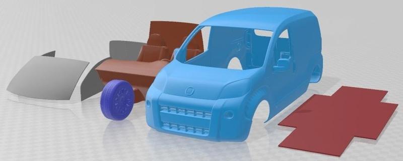 Fiat Fiorino 2008 Printable Van