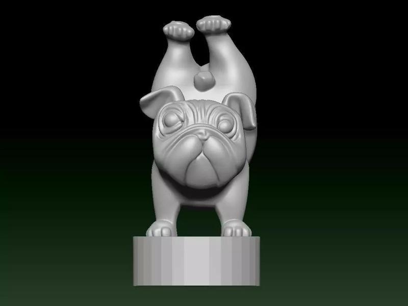 Dog posing decoration - Decor - 3D print