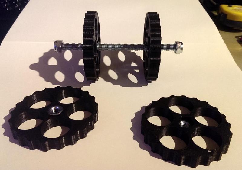 3dplastx ABS filament spool center