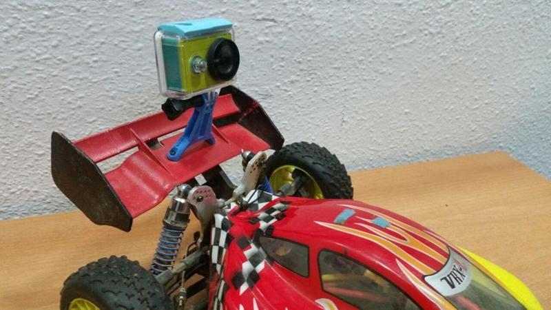 GoPro (action cam) mount for RC CAR VRX2