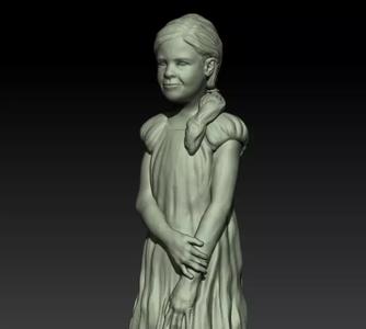 child portrait little girl