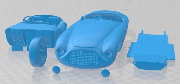 Ferrari 166 MM Barchetta Printable Car