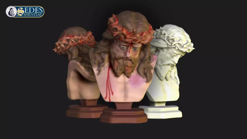 Ecce Homo Christ Bust Catholic Art