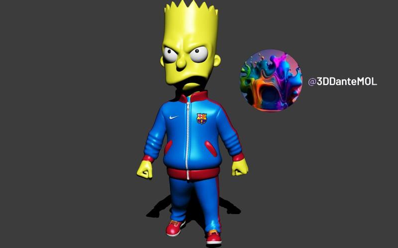 BART SIMPSON - ANIME