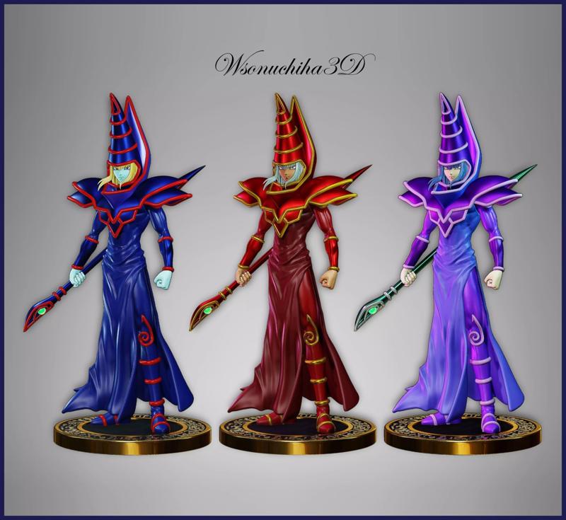 Dark Magician figure - yu-gi-oh
