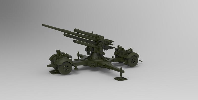 88 mm anti aircraft Missile Launcher