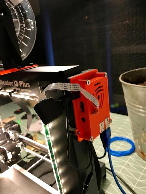 PiDrive case with camera mount