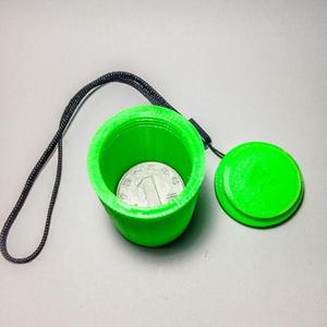 Coin Container with threads