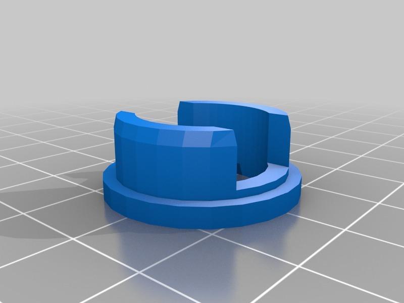 1" OD x 0.87" ID x 0.065" Plug With Opening