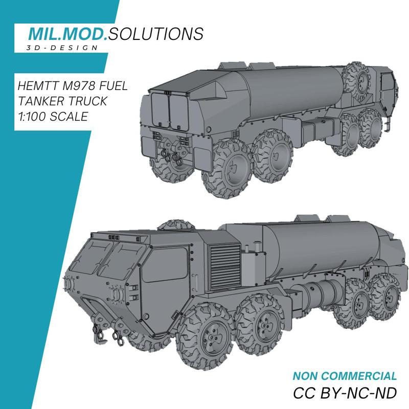 HEMTT M978 Fuel Tanker Truck 8x8