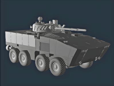 Rabdan 8x8 ifv bmp3 turret version UAE