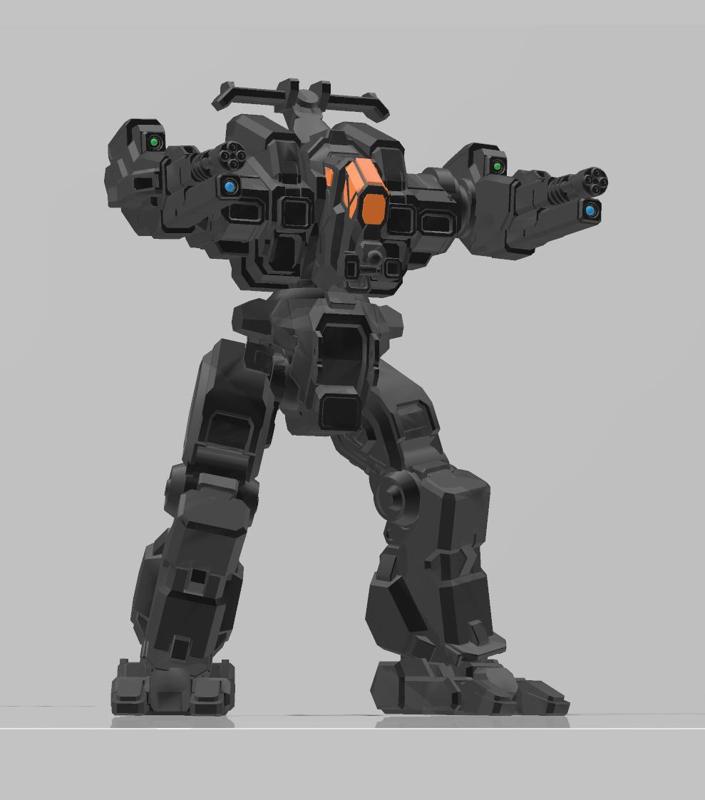 American Mecha Gunner new poses