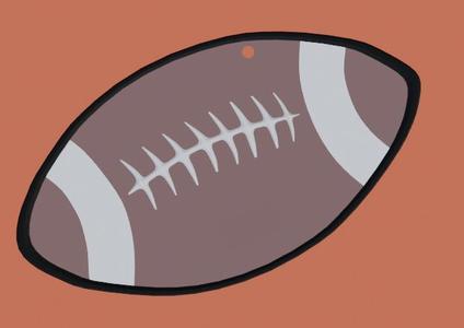 American Football Keychain