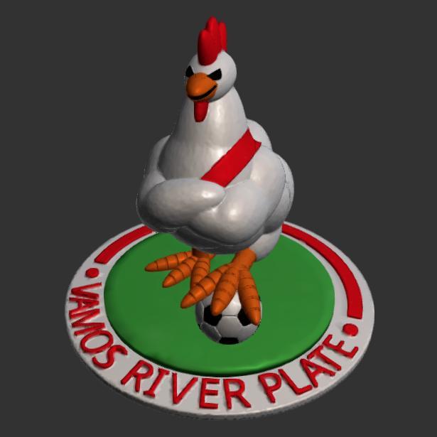 River Plate 3D Hen