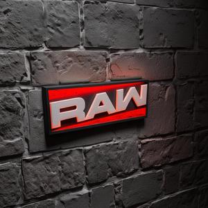 Logo RAW LED lamp