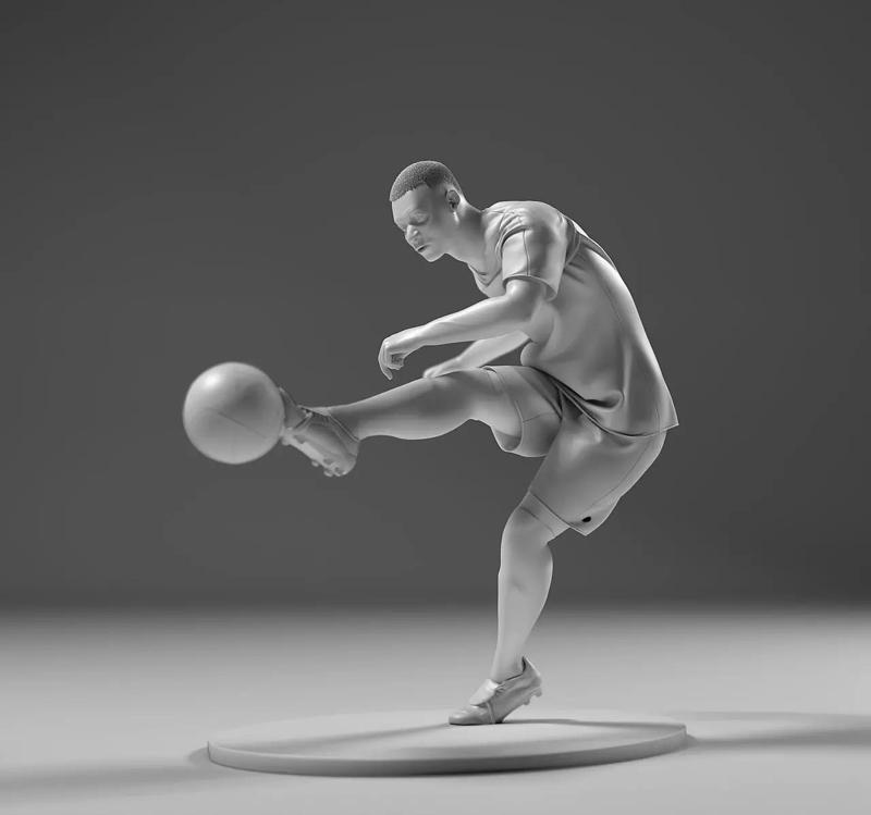 Footballer 05 Footstrike 05 Stl