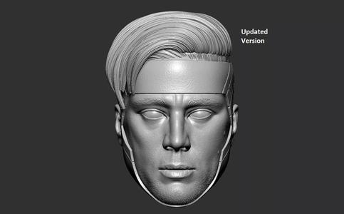 Gambit Channing Tatum - Deadpool and Wolverine - Head Sculpt