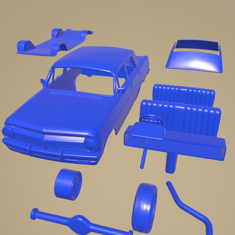 HOLDEN SPECIAL EH 1963 PRINTABLE CAR IN SEPARATE PARTS