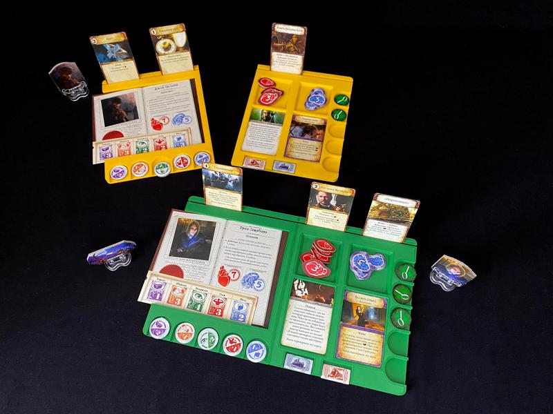 Player dashboard for Eldritch horror