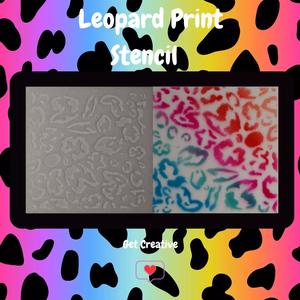 Leopard Print Stencil