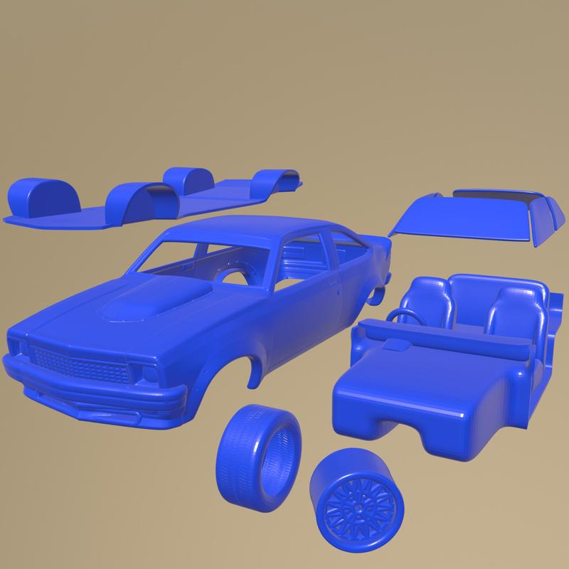 Holden Torana A9X 1976 PRINTABLE CAR IN SEPARATE PARTS