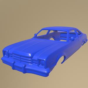Plymouth Volare coupe 1977 PRINTABLE CAR BODY