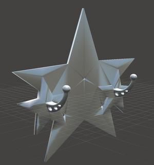 American doll wall hanger