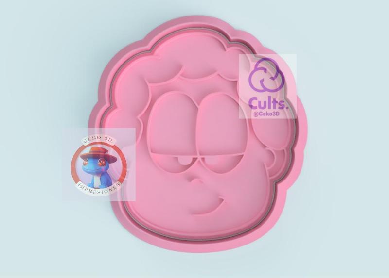 Jon Garfield cookie cutter ( Jon Garfield cookie cutter )