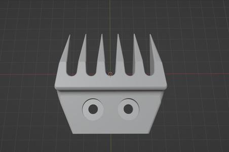 Sheep shearing cutting head