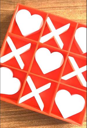 Heart themed Tic Tac Toe Board
