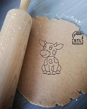 Cute Cow Cookie Cutter