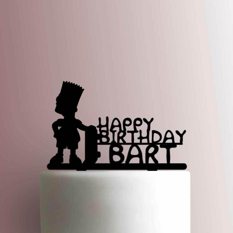 THE SIMPSONS HAPPY BIRTHDAY BART TOPPER