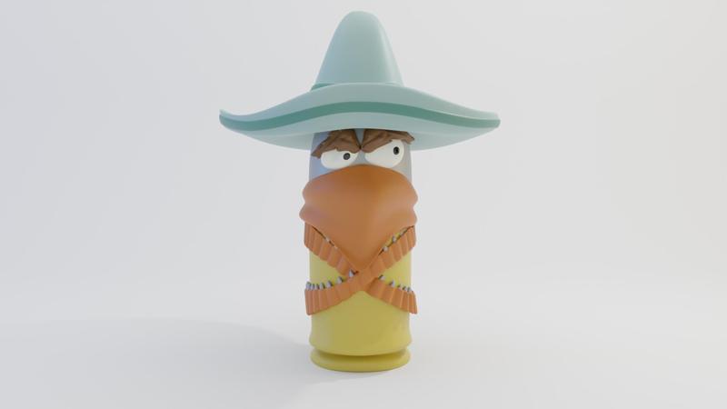 Toon Bullet Shifty Eyes