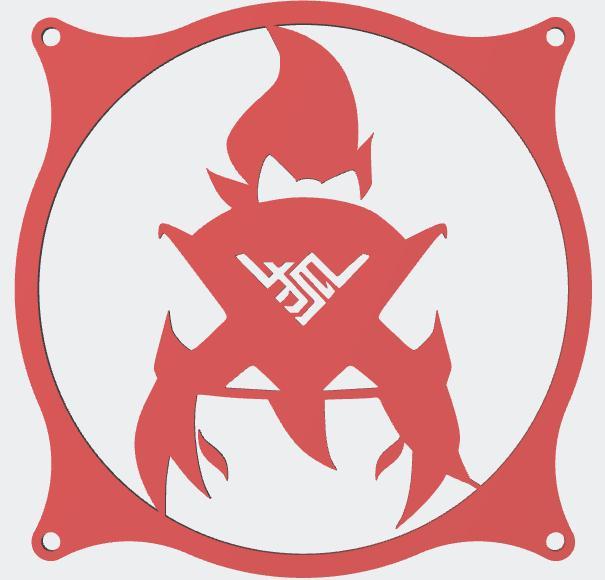 Overwatch Kiriko 120mm Fan Cover