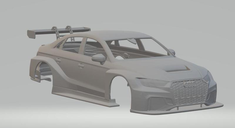 audi rs3 sedan race car