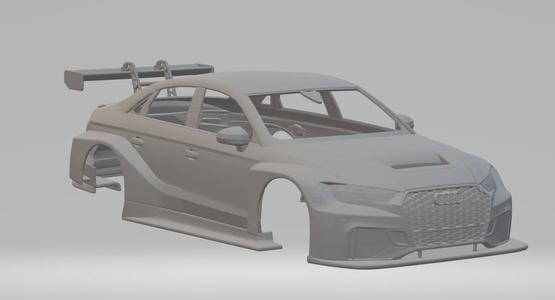 audi rs3 sedan race car