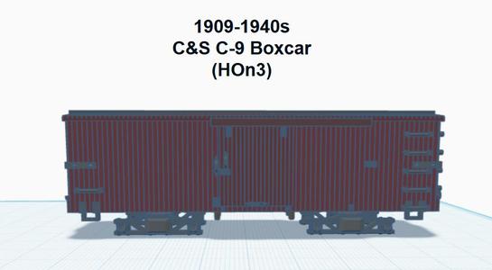 C&S C-9 Boxcar (HOn3)