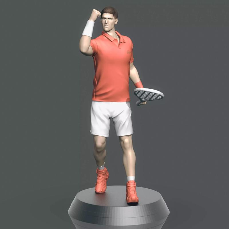 Novak Djokovic 3D Printable 3
