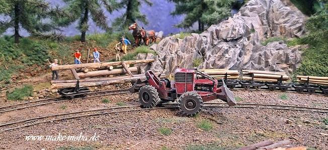 Holzrücker / Skidder 1:87